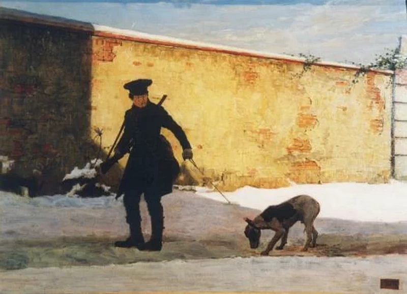 Partenza per la caccia [1880 - 81]